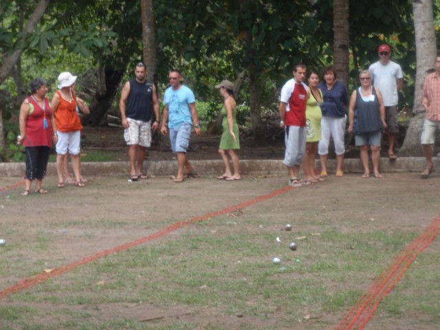 Pétanque M`Tsanga Beach Amicale Bretons Mayotte 2010