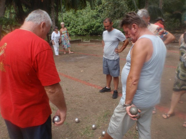 Pétanque M`Tsanga Beach Amicale Bretons Mayotte 2010