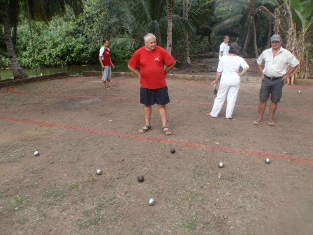 Pétanque M`Tsanga Beach Amicale Bretons Mayotte 2010