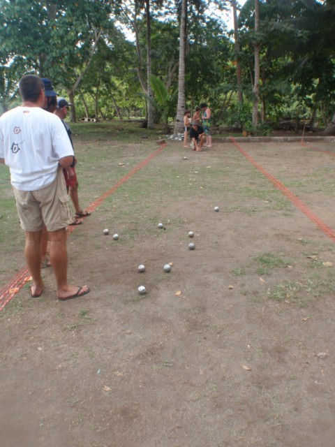 Pétanque M`Tsanga Beach Amicale Bretons Mayotte 2010