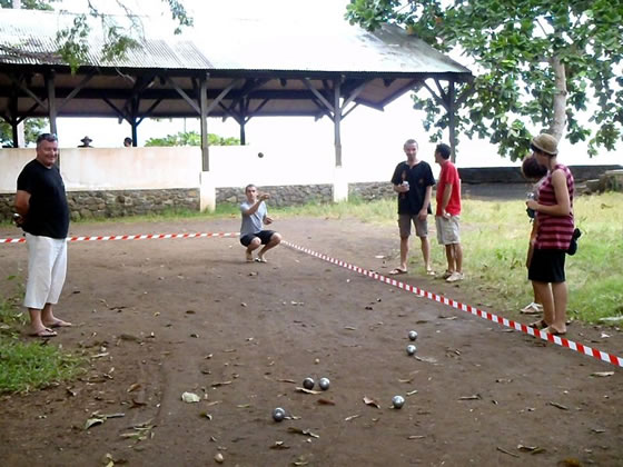 Pétanque M`Tsanga Beach Amicale Bretons Mayotte 2012