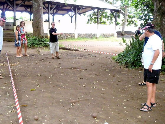 Pétanque M`Tsanga Beach Amicale Bretons Mayotte 2012