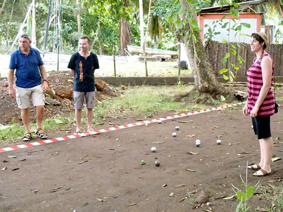 Pétanque M`Tsanga Beach Amicale Bretons Mayotte 2012