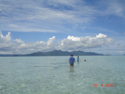 randonnée marée basse barrière de corail amicale des Bretons de Mayotte 2016