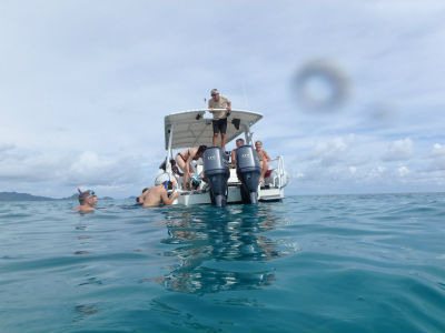 Randonnée Marée Basse Barrière Corail Amicale Bretons Mayotte 2016