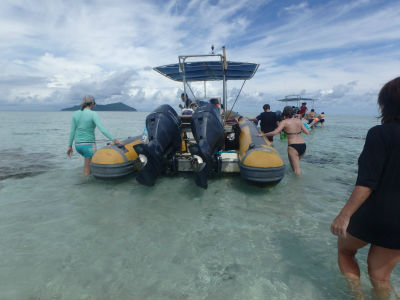 Randonnée Marée Basse Barrière Corail Amicale Bretons Mayotte 2016